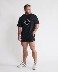 NEVERHOME ULTRA OVERSIZE BLACK –  (DIAMOND LOGO)