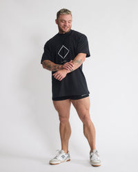 NEVERHOME ULTRA OVERSIZE BLACK –  (DIAMOND LOGO)