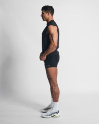 CUT OFF BLACK (NEVERHOME LOGO) Slim fit