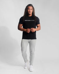 NEVERHOME BLACK CLASSIC FITTED SHIRT