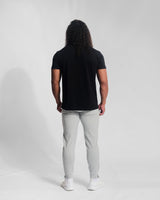 NEVERHOME BLACK CLASSIC FITTED SHIRT