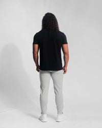 NEVERHOME BLACK CLASSIC FITTED SHIRT