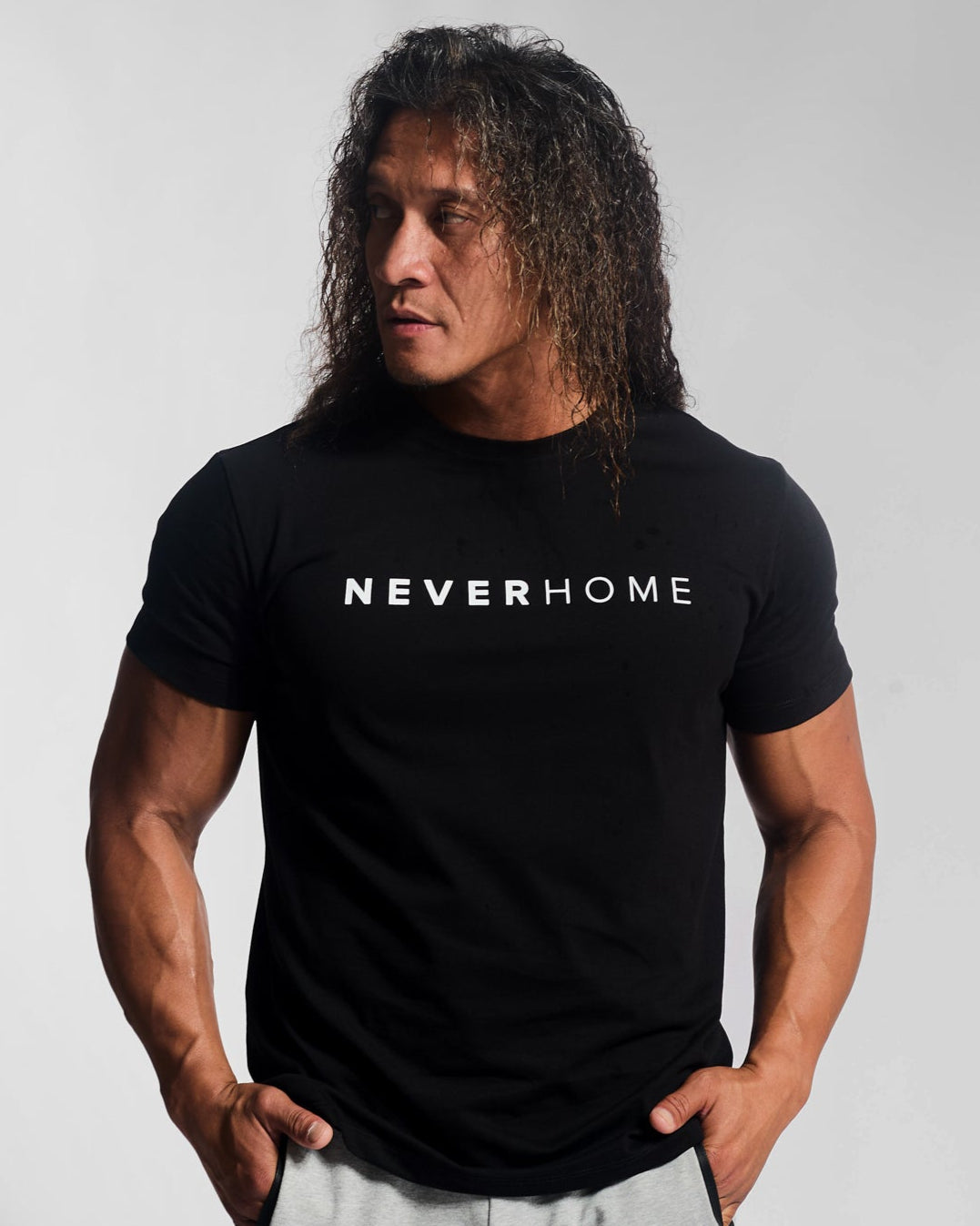 BLACK CLASSIC FITTED SHIRT