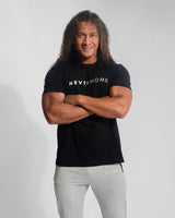 NEVERHOME BLACK CLASSIC FITTED SHIRT