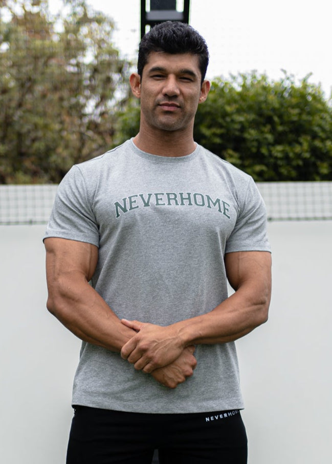 NEVERHOME GREY FITTED SHIRT