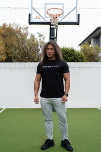 NEVERHOME BLACK CLASSIC FITTED SHIRT