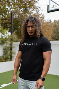 NEVERHOME BLACK CLASSIC FITTED SHIRT