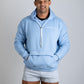 NEVERHOME OVERSIZED BABY BLUE HOODIE