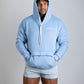 NEVERHOME OVERSIZED BABY BLUE HOODIE
