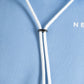 NEVERHOME OVERSIZED BABY BLUE HOODIE