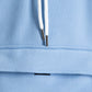 NEVERHOME OVERSIZED BABY BLUE HOODIE