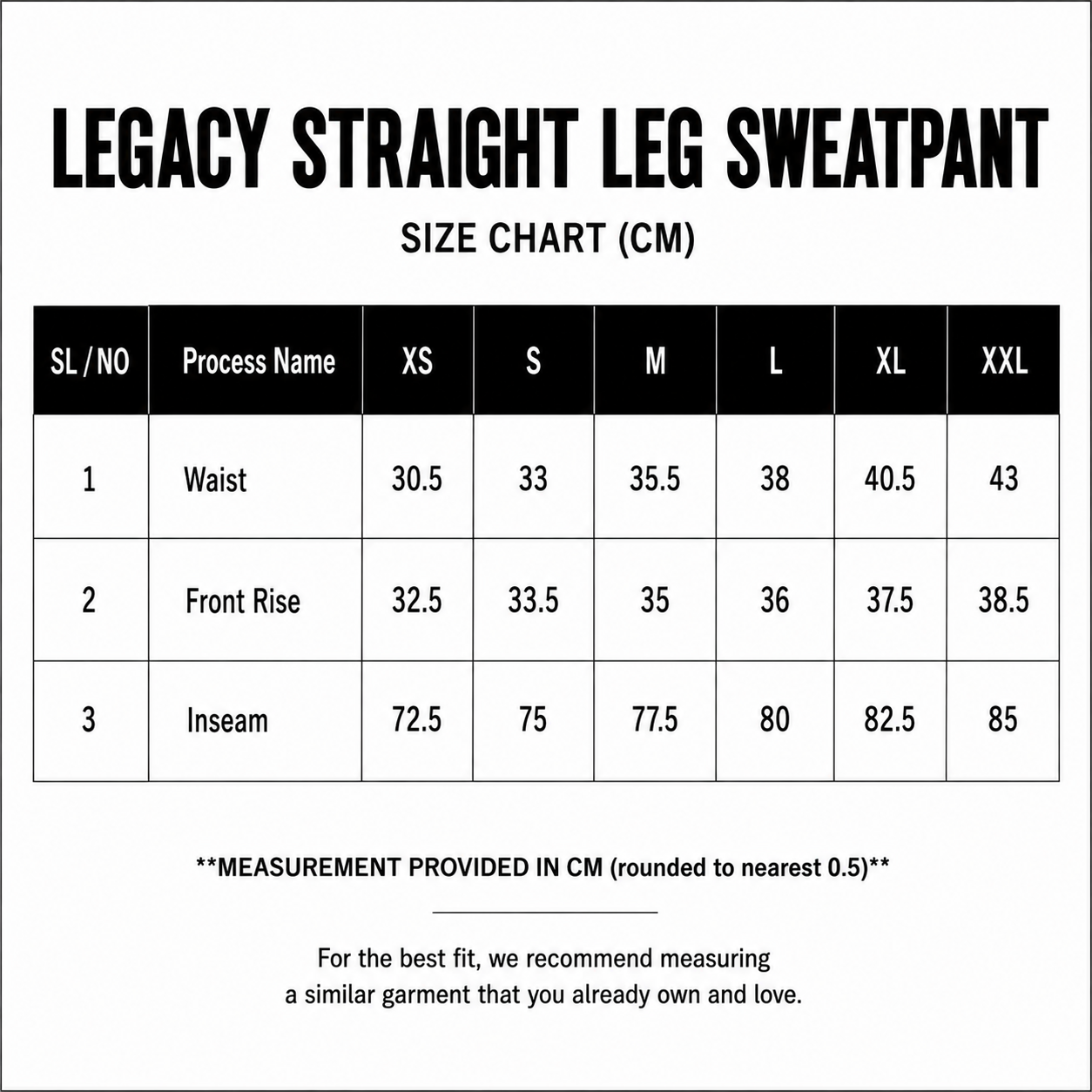 Legacy Straight Leg Sweatpant