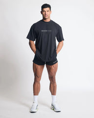 NEVERHOME ULTRA OVERSIZE SHIRT BLACK - (NEVERHOME LOGO)