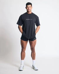 NEVERHOME ULTRA OVERSIZE SHIRT BLACK - (NEVERHOME LOGO)